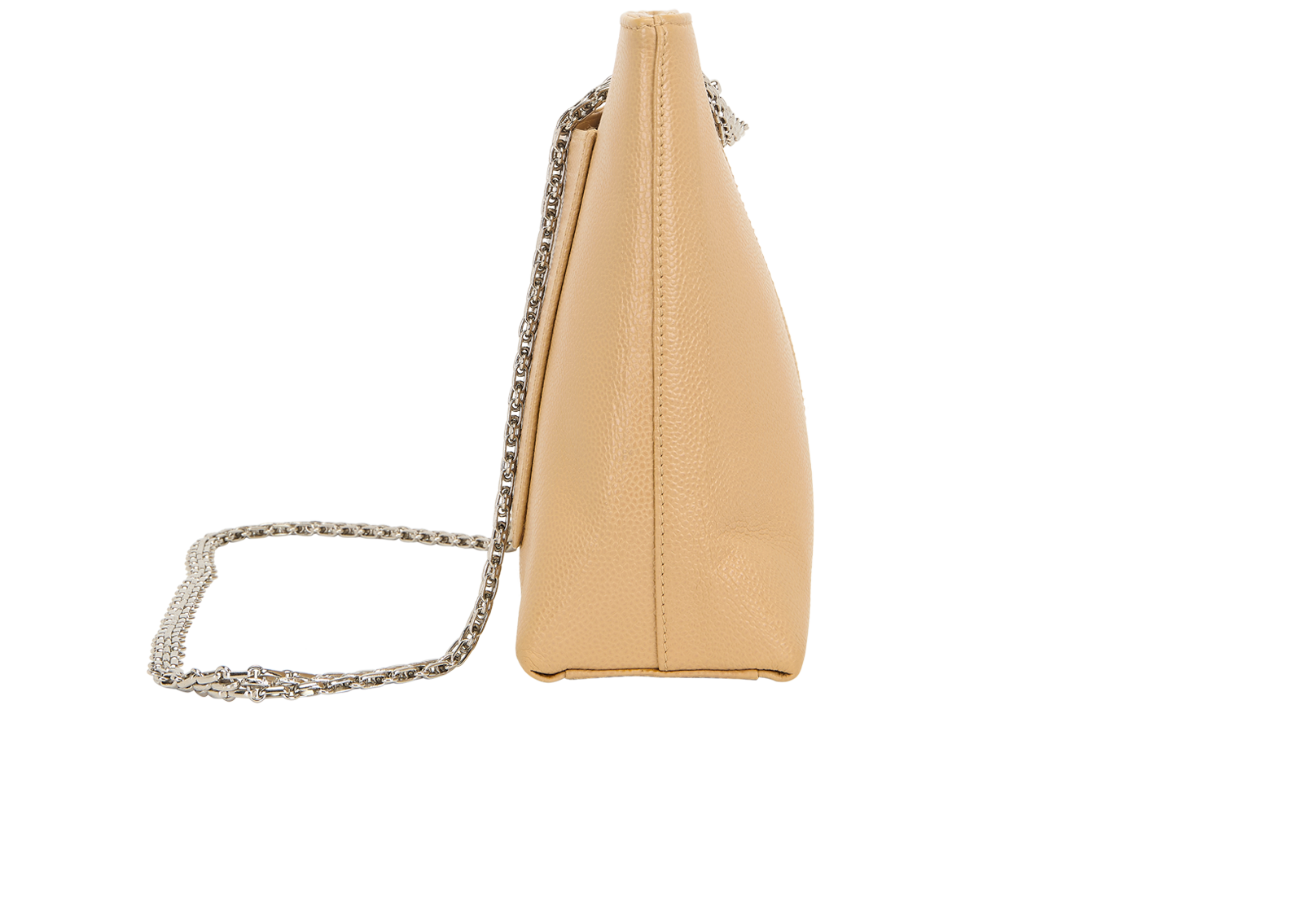 CC Shopping Tote, &pound;1,900, Handbags, Beige, Caviar Leather, Side view